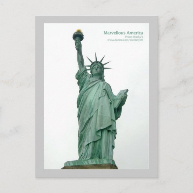 Statue Of Liberty, New York Postcard (Front)