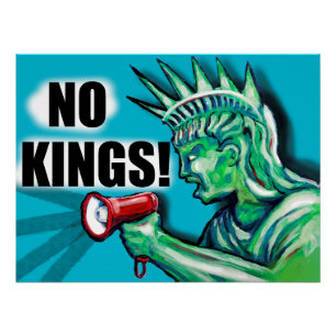 Statue of Liberty- No Kings Poster