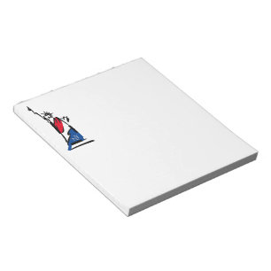 Statue of Liberty NY Red White and Blue Notepad