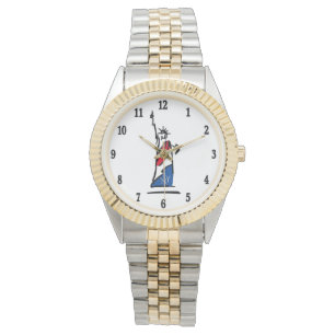 Statue of Liberty NY Red White and Blue Watch