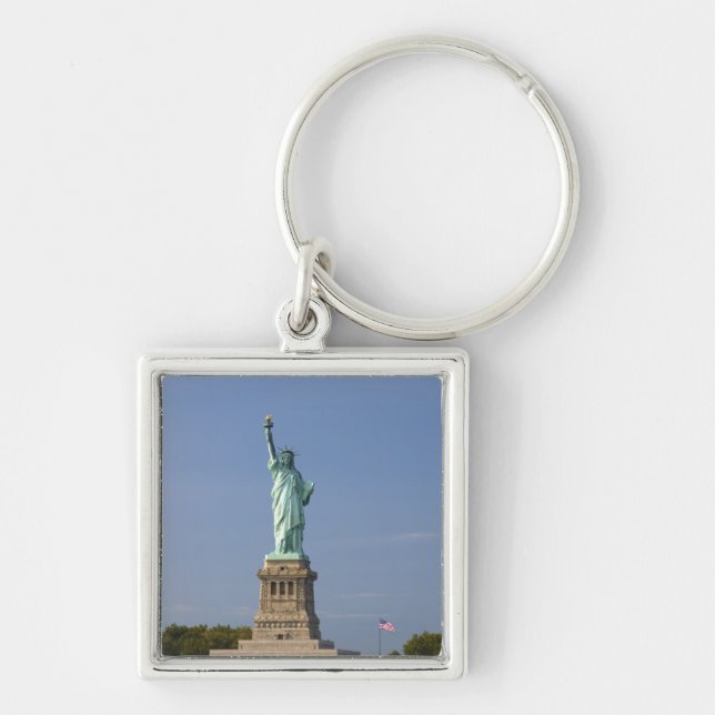 Statue of Liberty on Liberty Island in New Key Ring (Front)