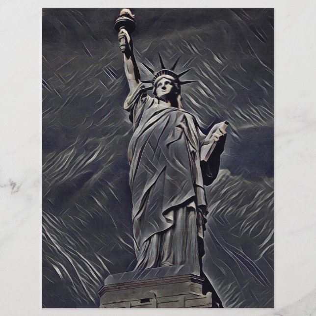 Statue of Liberty painting Flyer (Front)