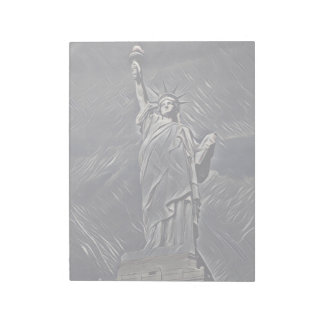 Statue of Liberty painting Notepad