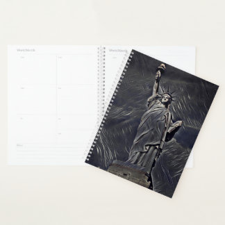 Statue of Liberty painting Planner