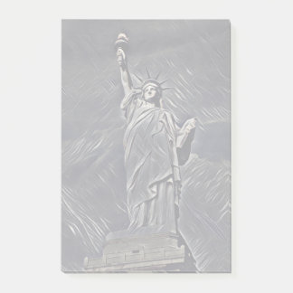 Statue of Liberty painting Post-it Notes