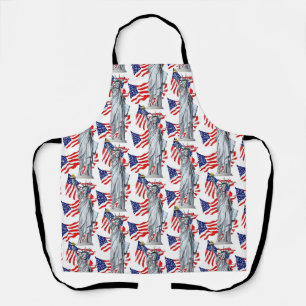 Statue of Liberty, Patriot America Apron