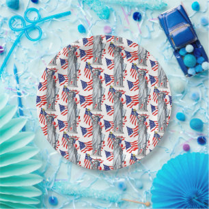 Statue of Liberty, Patriot America Paper Plate