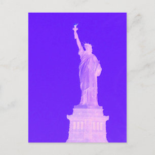 Statue of Liberty Patriotic USA America July 4th Postcard