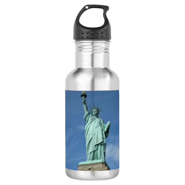 Statue of liberty photo 532 ml water bottle (Front)