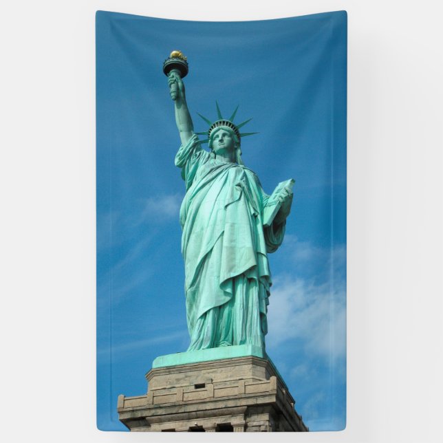 Statue of Liberty photo background or backdrop Banner (Vertical)
