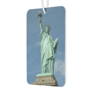 Statue of liberty photo car air freshener