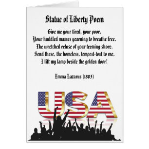 Statue of Liberty Poem, A Nation of Immigrants