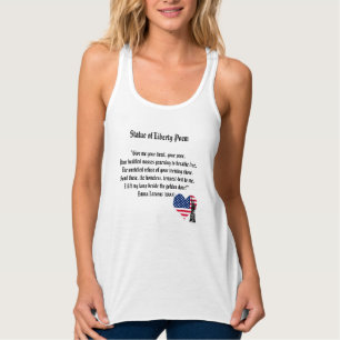 Statue of Liberty Poem Singlet