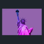 Statue of Liberty Pop Art Poster<br><div class="desc">New York City Monuments Artworks - Indepent United States of America National Symbol Buildings</div>