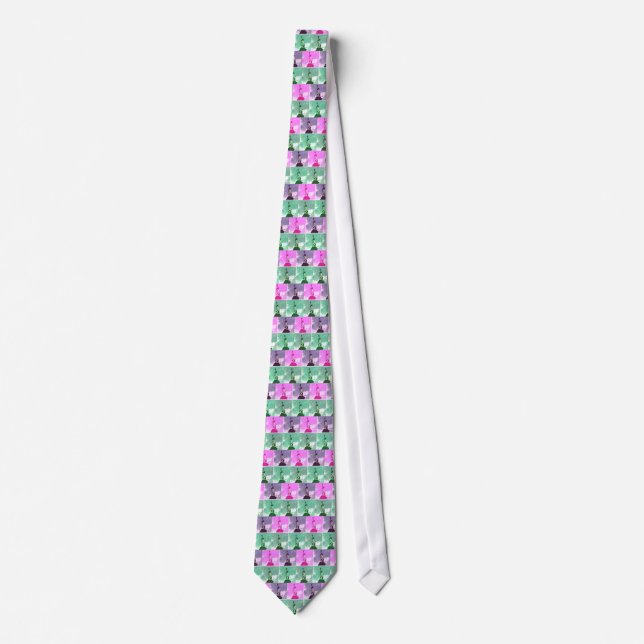 Statue of Liberty Pop Art USA Symbol Tie (Front)
