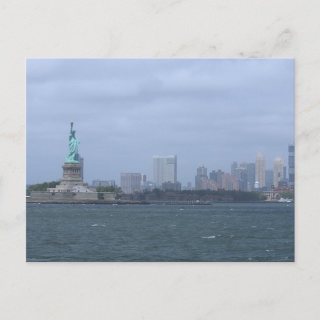 Statue Of liberty Postcard (Front)