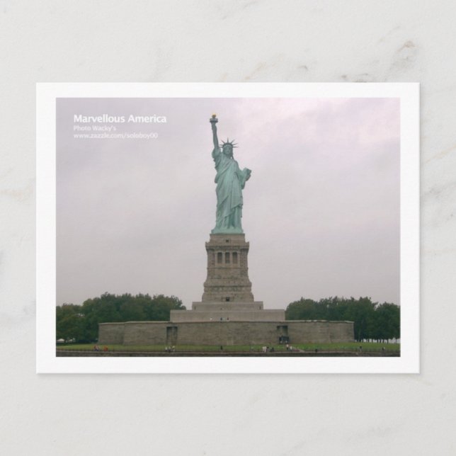 Statue Of Liberty Postcard (Front)