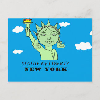STATUE OF LIBERTY POSTCARD