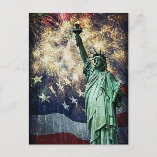 Statue of Liberty Postcard (Front)