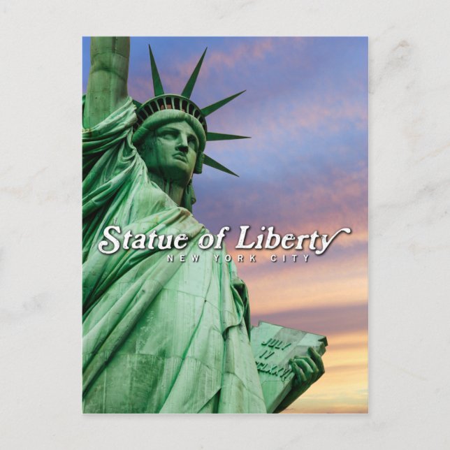 statue of liberty postcard (Front)