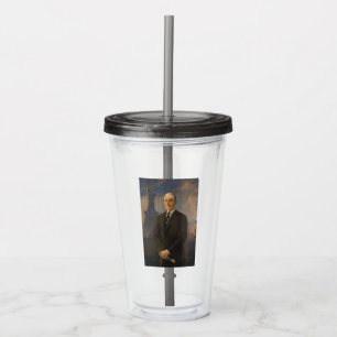 Statue of Liberty & President Woodrow Wilson Acrylic Tumbler