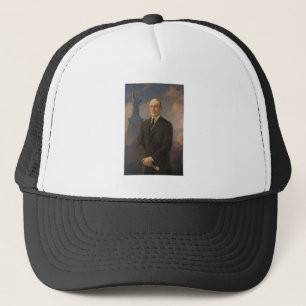 Statue of Liberty & President Woodrow Wilson Trucker Hat