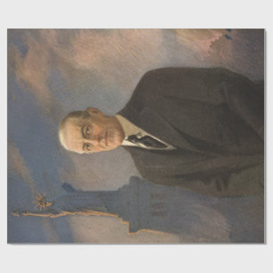 Statue of Liberty & President Woodrow Wilson Wrapping Paper