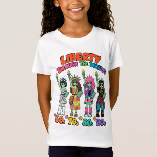 Statue of Liberty Retro Fashion Through 4 Decades T-Shirt