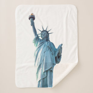 Statue of liberty   sherpa blanket