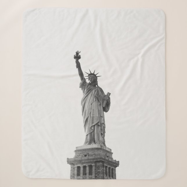 STATUE OF LIBERTY SHERPA BLANKET (Front)