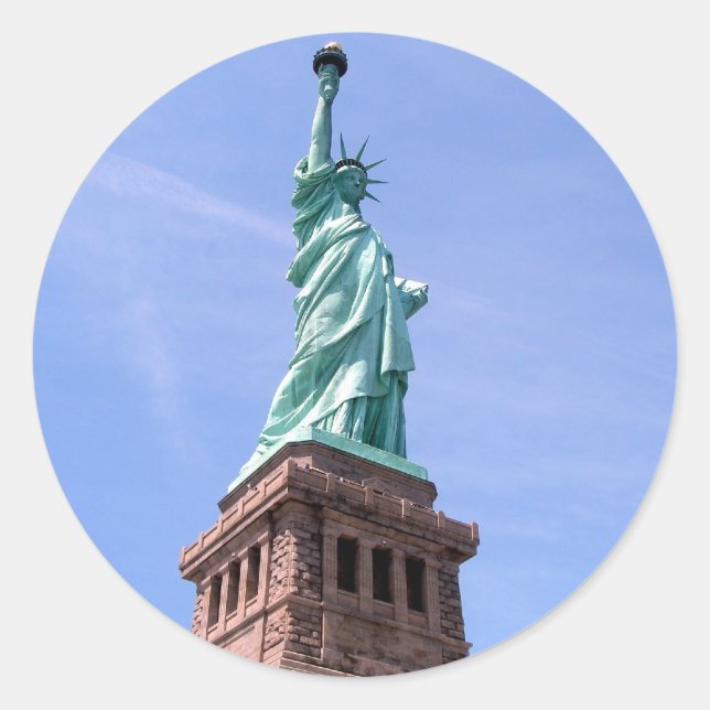 Statue of Liberty - Side View Sticker (Front)