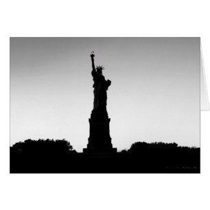 Statue of Liberty silhouette
