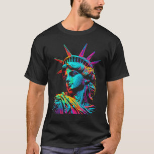 Statue of Liberty Souvenir Painting New York City T-Shirt