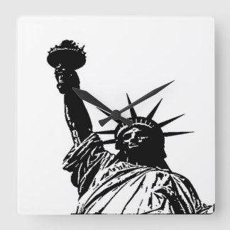 Statue of Liberty Square Wall Clock