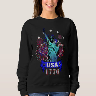 Statue Of Liberty Statue 1776 USA New York City Sweatshirt