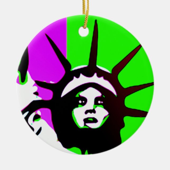 Statue of Liberty Stylised Ornament (Front)