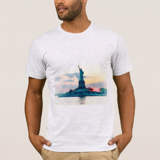 Statue of Liberty, Sunset, Patina Edit. T-Shirt