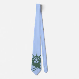 Statue of Liberty Tie NY City Souvenir Necktie