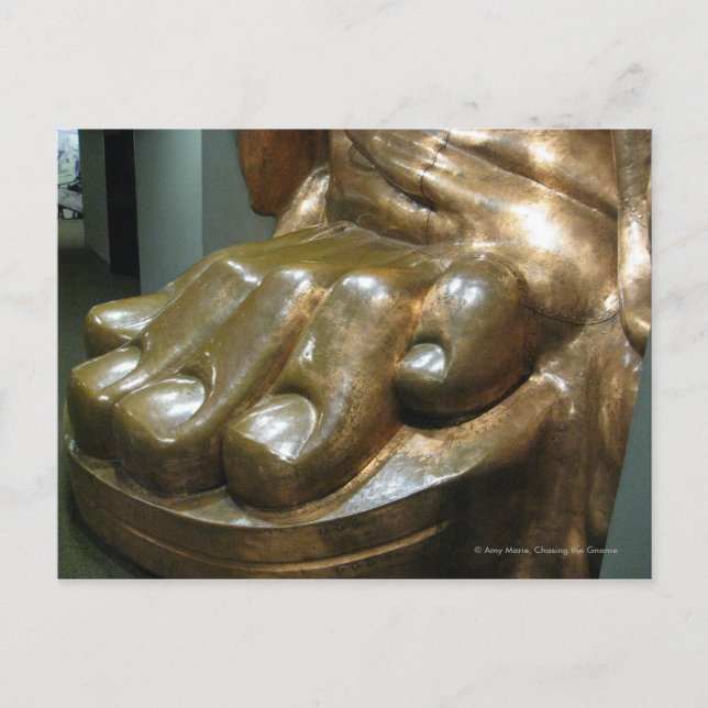 Statue of Liberty Toes Postcard (Front)