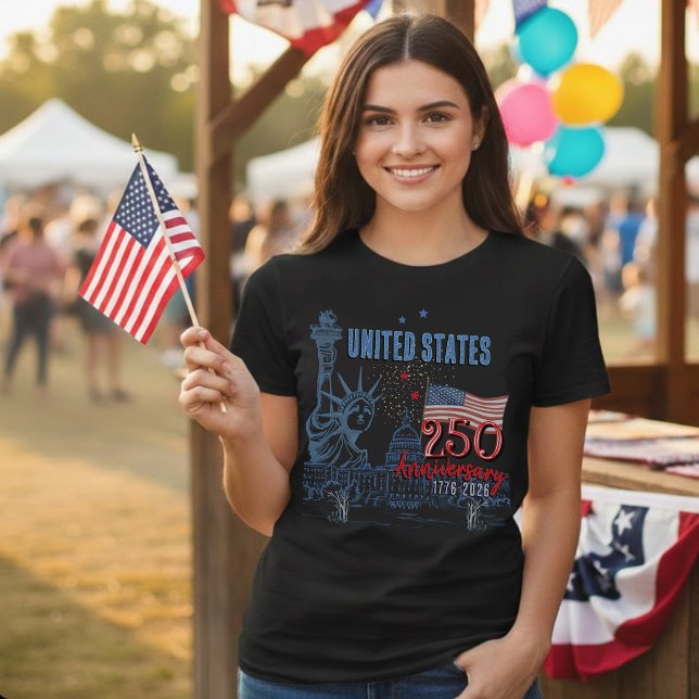 Statue of Liberty US 250 Years Anniversary  Tri-Blend Shirt (Creator Uploaded)