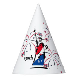 Statue of Liberty w/ Fireworks 250th Independence Party Hat