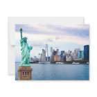 Statue of Liberty with World Trade Centre