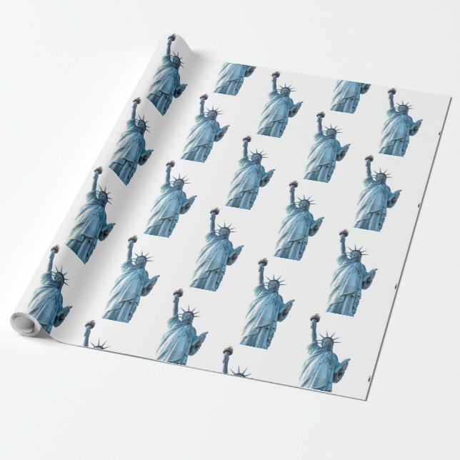 Statue of liberty   wrapping paper (Unrolled)