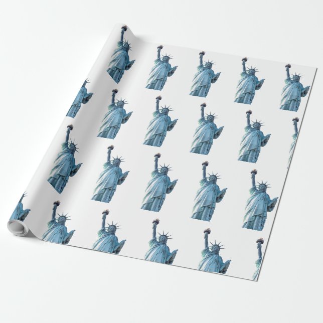 Statue of liberty   wrapping paper (Unrolled)