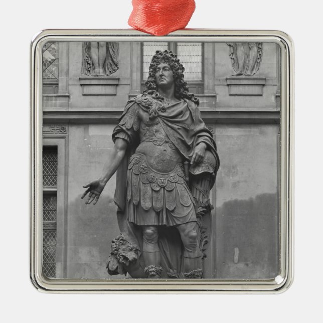 Statue of Louis XIV Metal Tree Decoration (Front)
