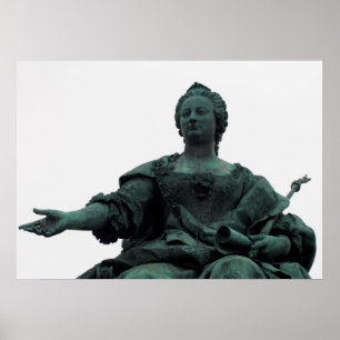 Statue Of Maria Theresia Poster
