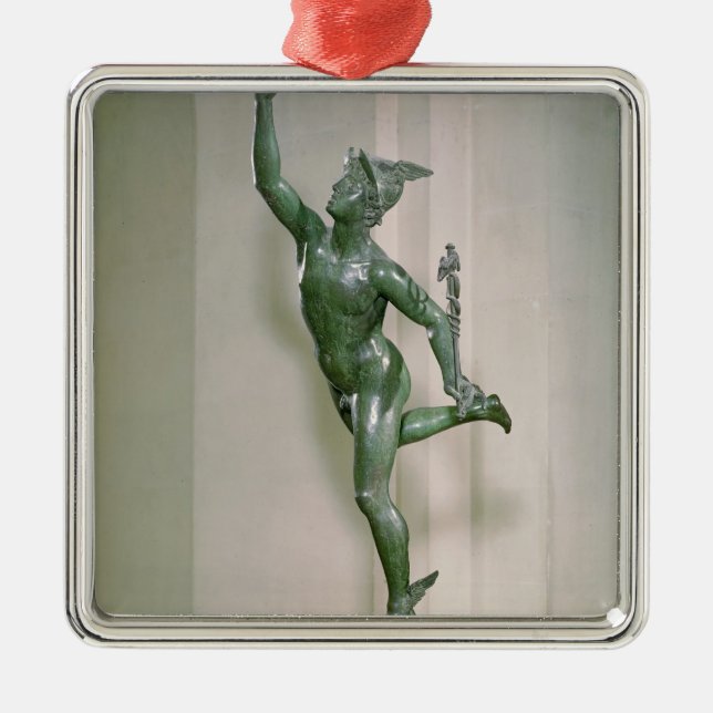 Statue of Mercury Metal Tree Decoration (Front)