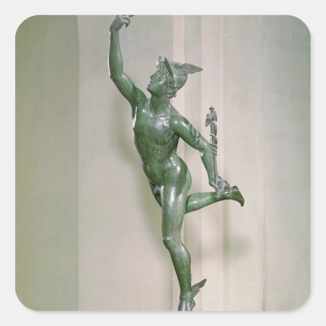 Statue of Mercury Square Sticker (Front)