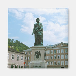 Statue of Mozart in Salzburg Magnet