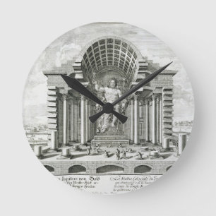 Statue of Olympian Zeus, made by Phidias in gold a Round Clock
